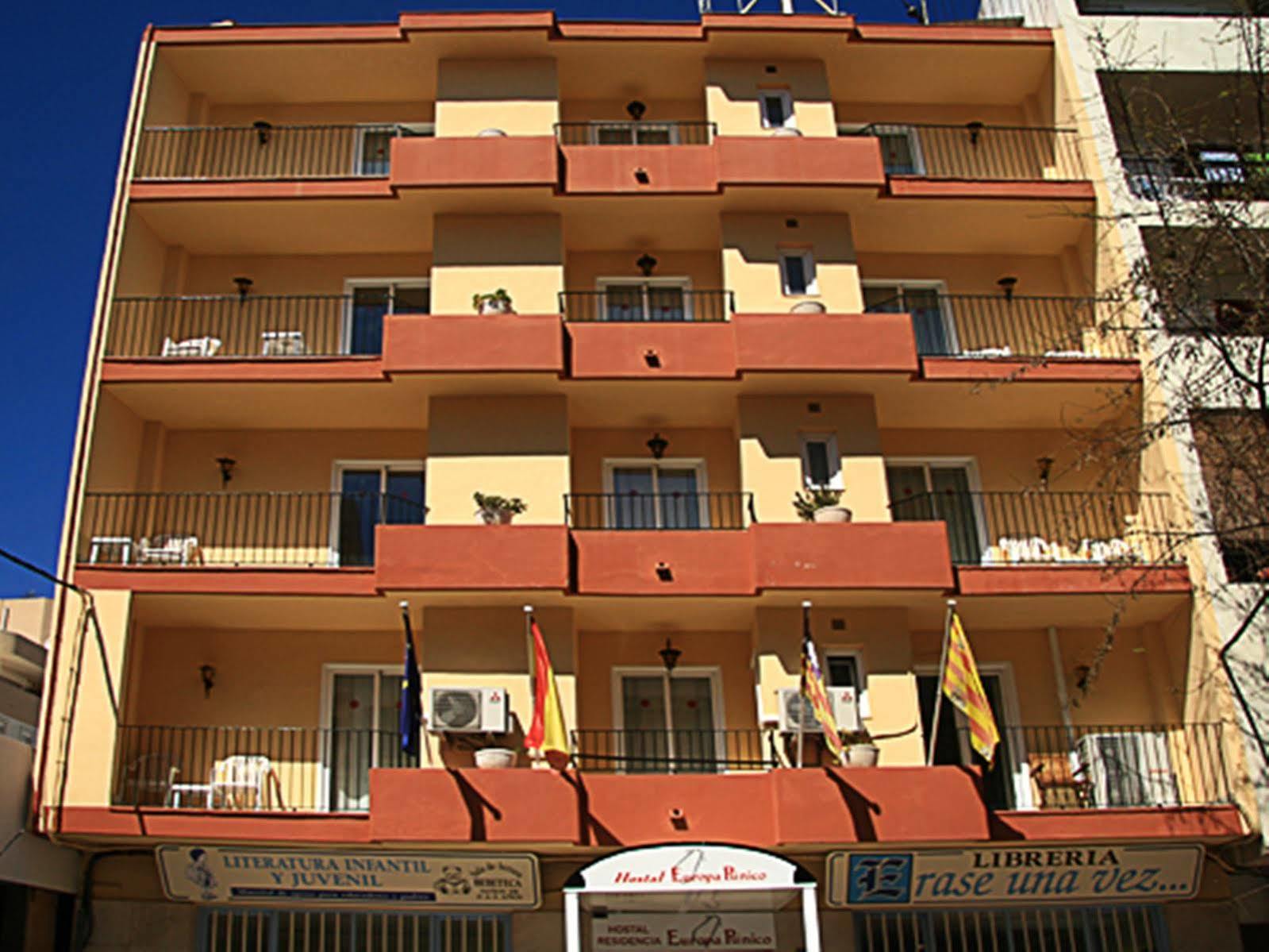 Hostal Residencia Europa Punico Ибица Экстерьер фото